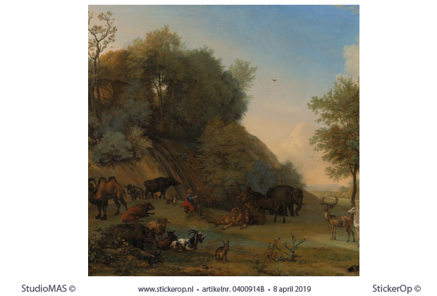 Orpheus en de dieren - vierkant uitsnede - Paulus Potter en de dieren-Paulus-Potter-vierkant