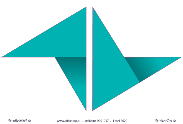 Muursticker zakelijk logo - TL-symbool muursticker zakelijk logo - TL-symbool