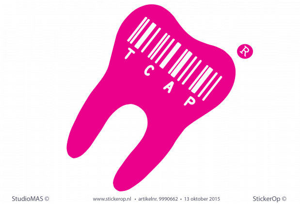 Muursticker zakelijk logo - TCAP zakelijk logo TCAP