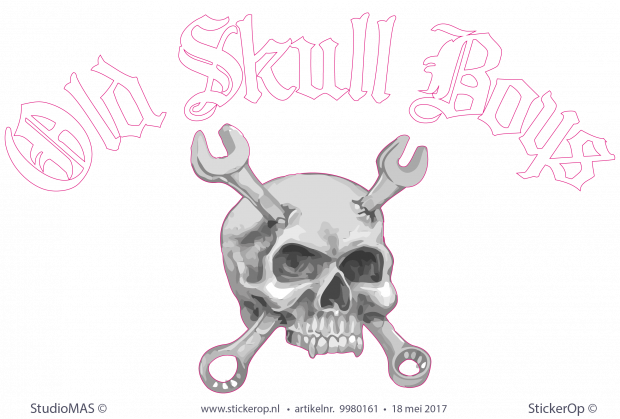 Autosticker logo - Old Skull Boys sticker logo - Old Skull Boys
