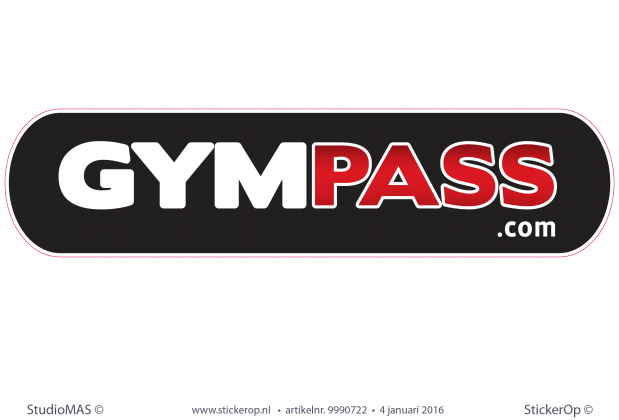 muurstickers zakelijk logo gympass