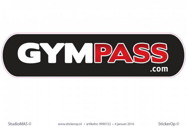 Muursticker zakelijk logo - Gympass muurstickers zakelijk logo gympass