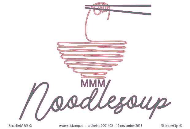 Van zelf aangeleverd ontwerp - Snouk's Noodlesoup