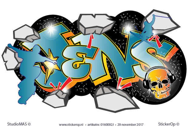 Berekenen full colour graffiti