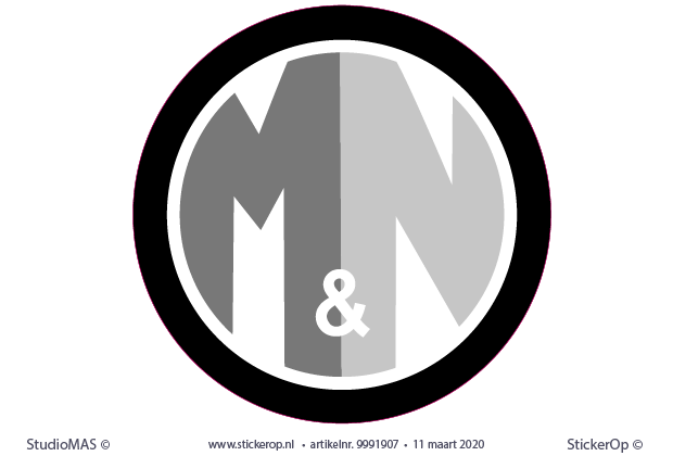 - muursticker zakelijk logo - MenN