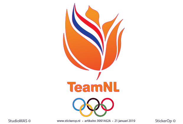 Muursticker logo Team NL - Scala College logo - TEAM NL