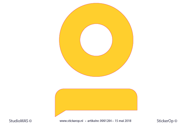 Muurstickers zakelijke toepassing - logo Effectory - muurstickers zakelijk gebruik - logo Effectory