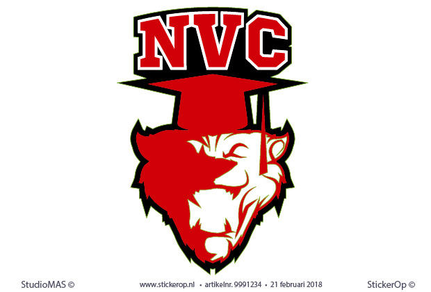 Muurstickers zakelijk gebruik - logo NVC zakelijk gebruik - logo NVC