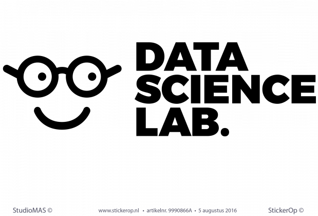 Muursticker zakelijk logo - Data Sience Lab Muursticker zakelijk logo Data Sience Lab