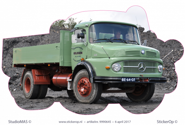 Sticker van zelf aangeleverd plaatje - Ankes truck 02