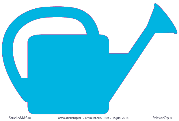 muurstickers zakelijke toepassing - logo Blueyard
