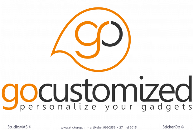 muursticker zakelijk logo go customized
