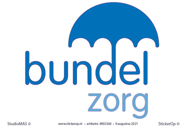 Muurstickers zakelijk logo - Bundelzorg muursticker zakelijk logo - Bundelzorg