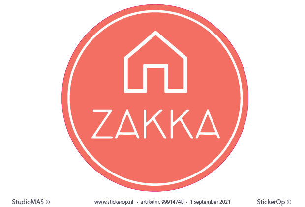 Muurstickers van zakelijk logo - Zakka zakelijk logo - ZAKKA EUROPE - FC
