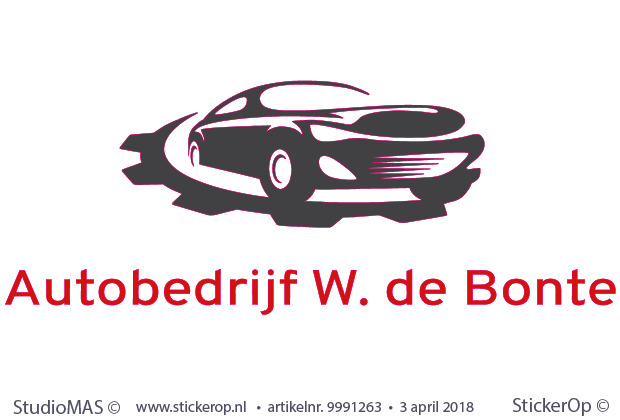 zakelijk gebruik - logo Autobedrijf W de Bonte