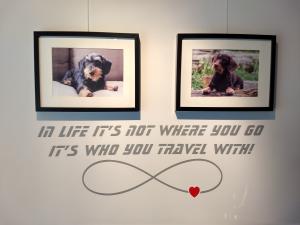 Muurdecoratie 'In life its not where you go'