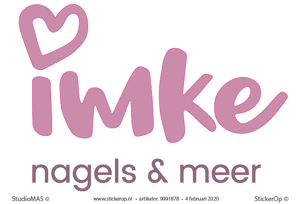 zakelijk logo - Imke nagels en meer eigen logo - Imke nagels en meer