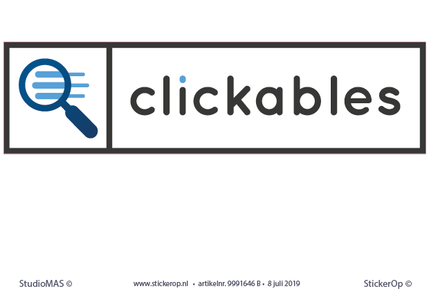 Muurstickers zakelijke teksten - Concapps - Clickables - Concapps-Clickables